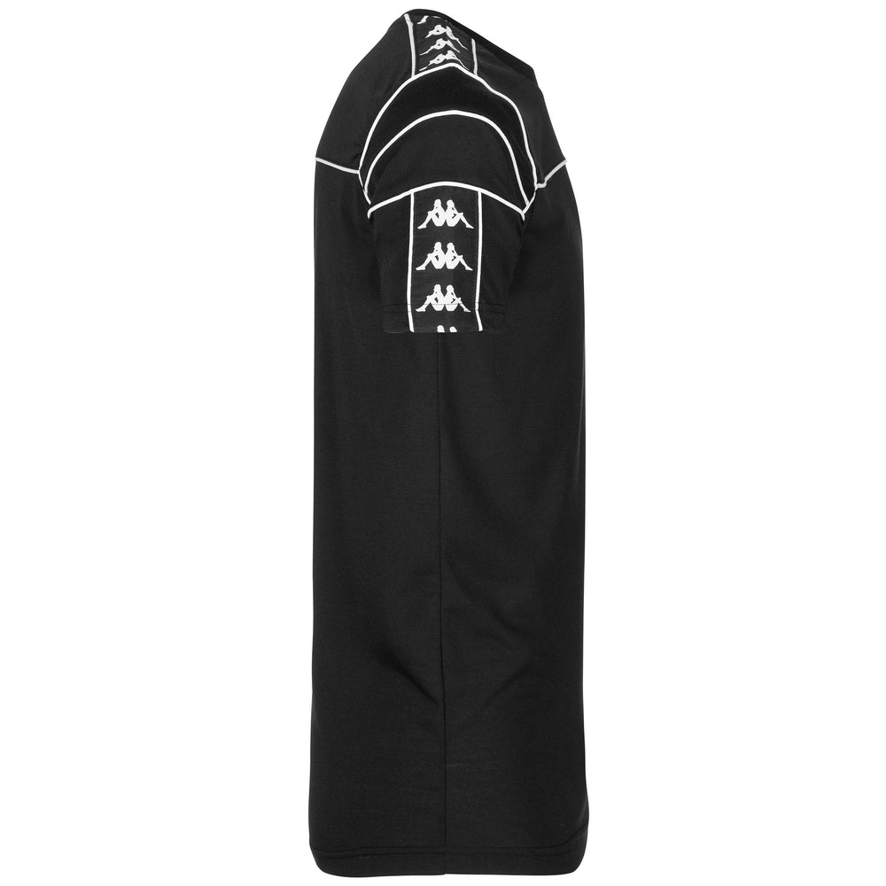 T-ShirtsTop Man 222 BANDA ARAR SLIM T-Shirt BLACK - WHITE - BLACK Dressed Front (jpg Rgb)	