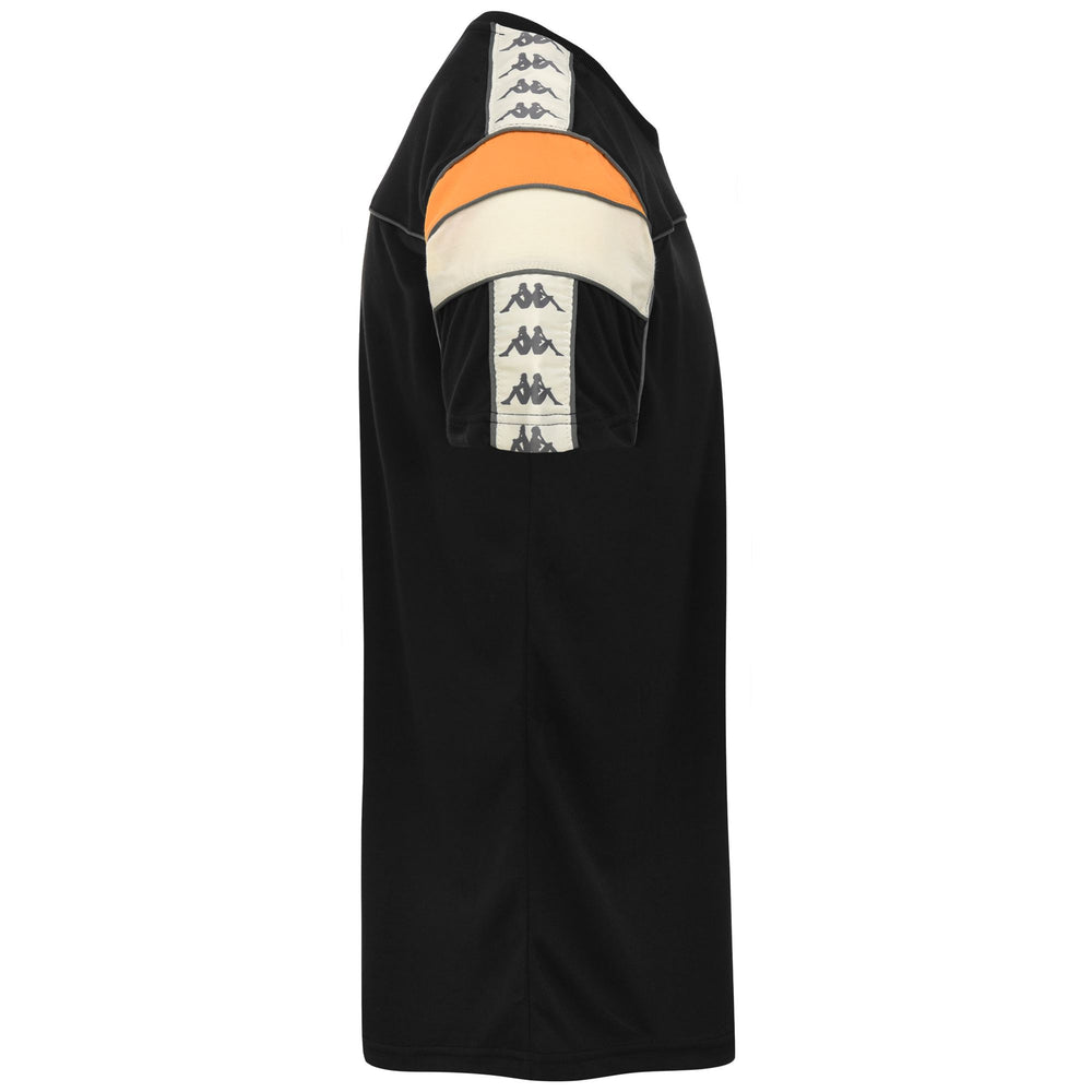 T-ShirtsTop Man 222 BANDA ARAR SLIM T-Shirt BLACK-ORANGE-BEIGE-GREY Dressed Front (jpg Rgb)	