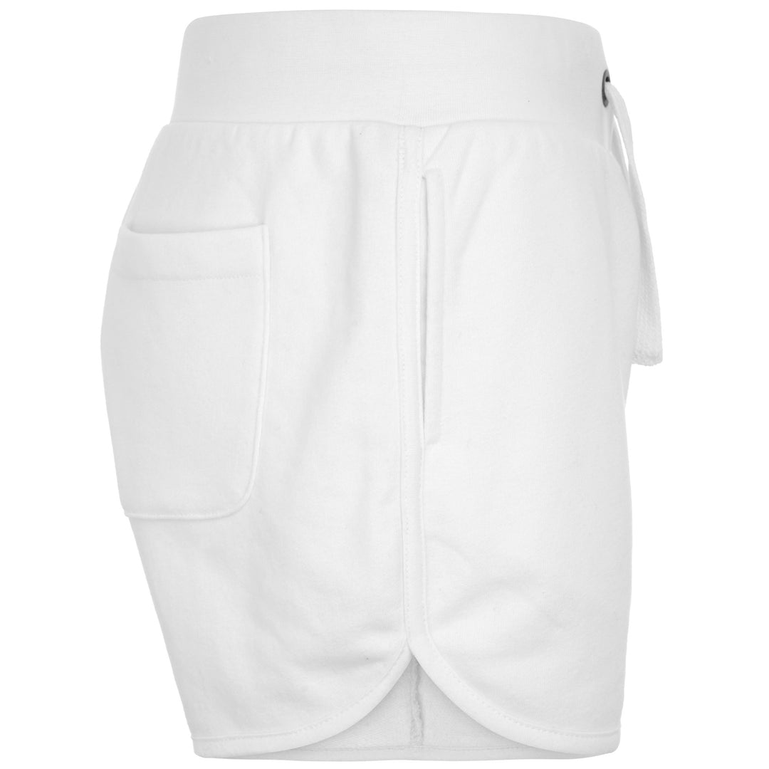 Shorts Woman LOGO BIRBA Sport  Shorts WHITE Dressed Front (jpg Rgb)	