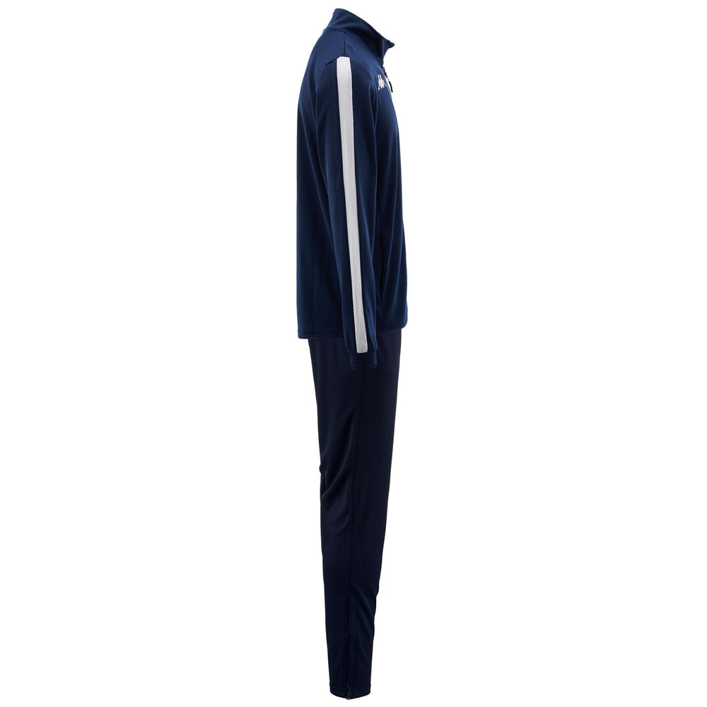 Sport Suits Man KAPPA4FOOTBALL SALCITO TRACKSUIT BLUE MARINE-WHITE Dressed Front (jpg Rgb)	