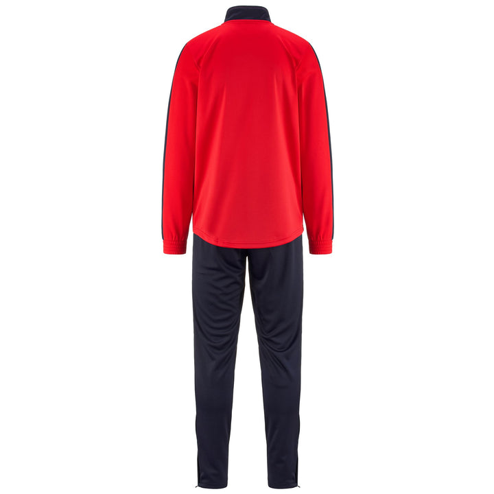 Sport Suits Man KAPPA4FOOTBALL SALCITO TRACKSUIT RED-BLUE MARINE Dressed Side (jpg Rgb)		