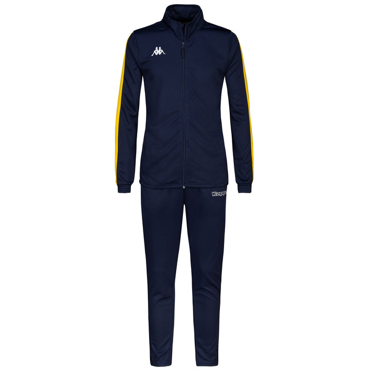 Sport Suits Man KAPPA4FOOTBALL SALCITO TRACKSUIT BLUE MARINE-YELLOW Photo (jpg Rgb)			