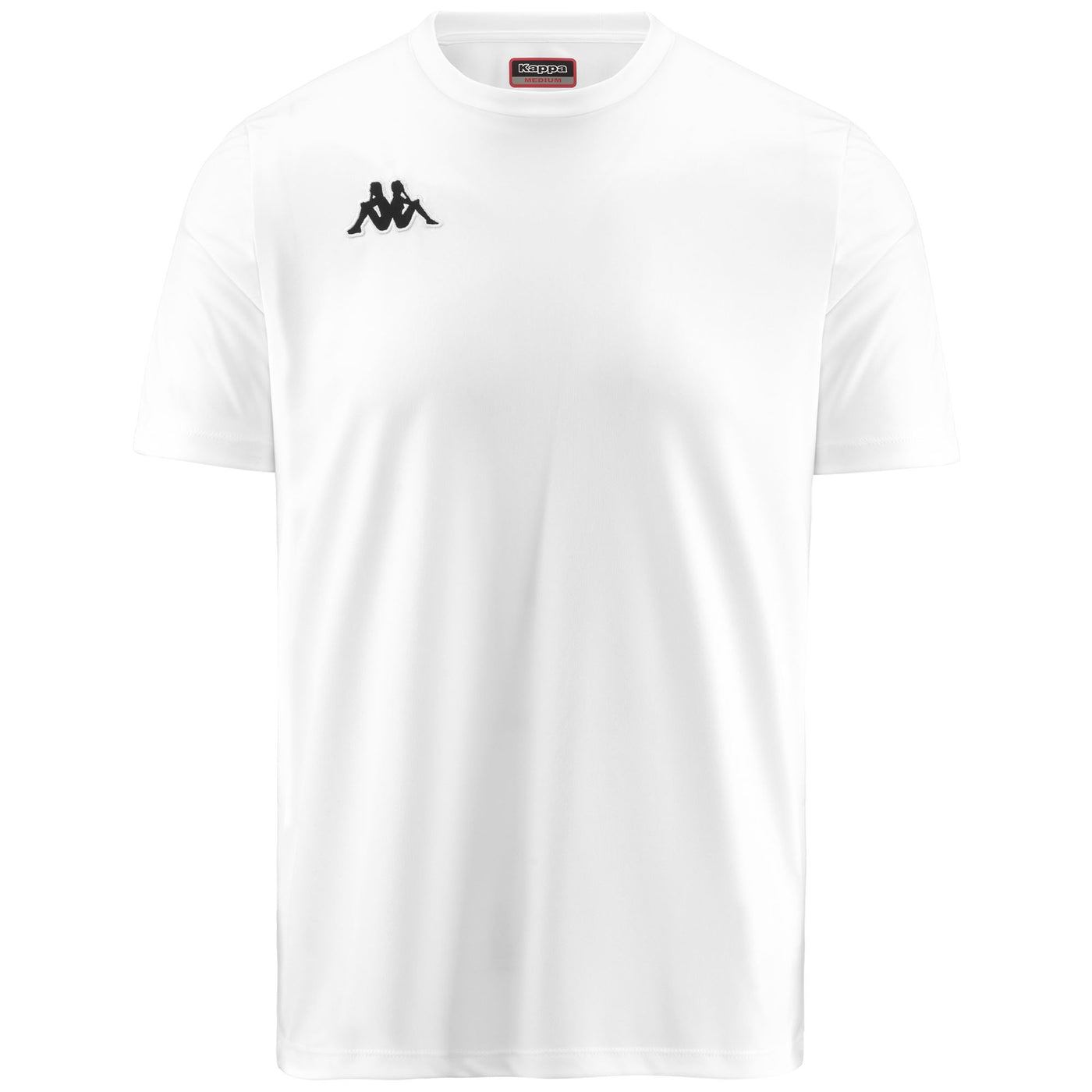 Active Jerseys Man KAPPA4SOCCER ROVIGO Shirt WHITE-BLACK