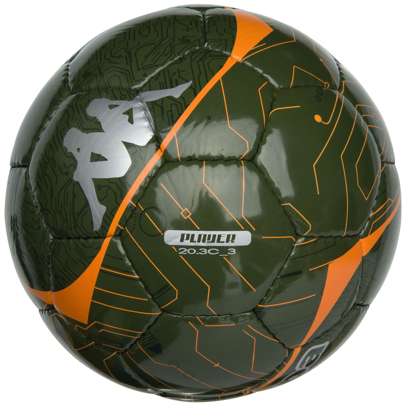 Balls Unisex PLAYER 20.3C 32 Panels Green-Orange-Silver | kappa Photo (jpg Rgb)			