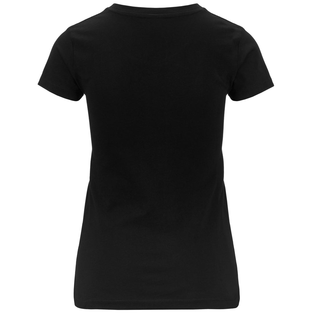 T-ShirtsTop Woman AUTHENTIC WESTESSI T-Shirt BLACK-WHITE Dressed Side (jpg Rgb)		