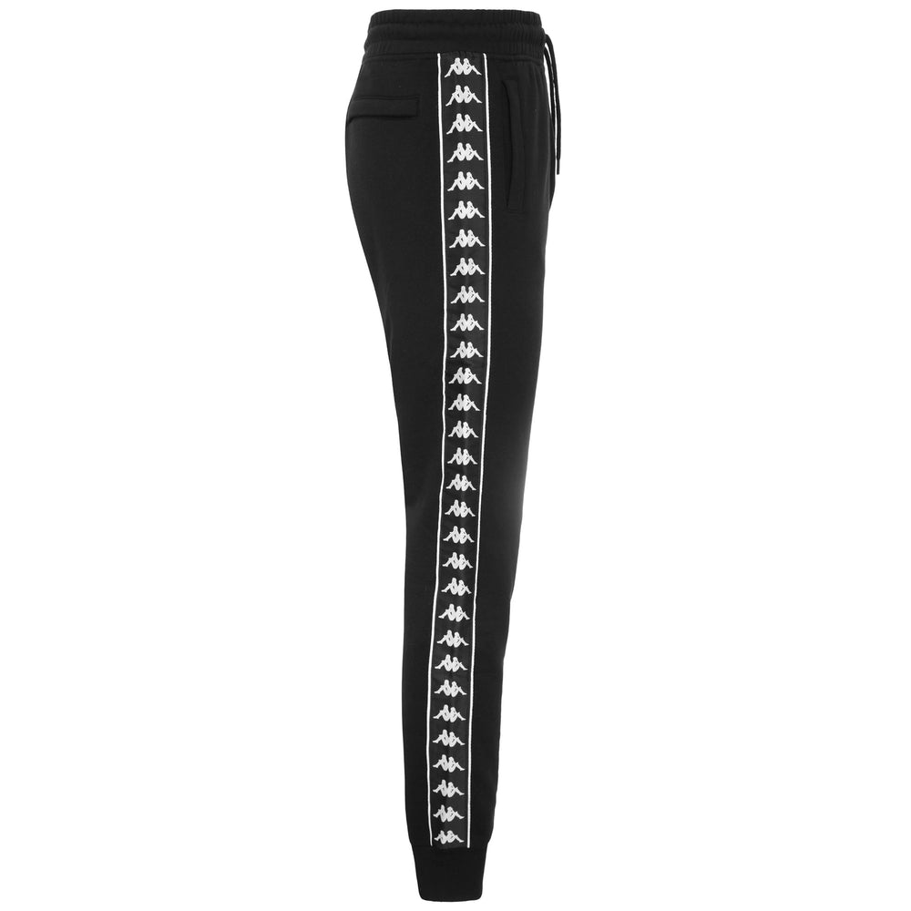 Pants Man 222 BANDA ALANZ Sport Trousers BLACK-WHITE-BLACK Dressed Front (jpg Rgb)	