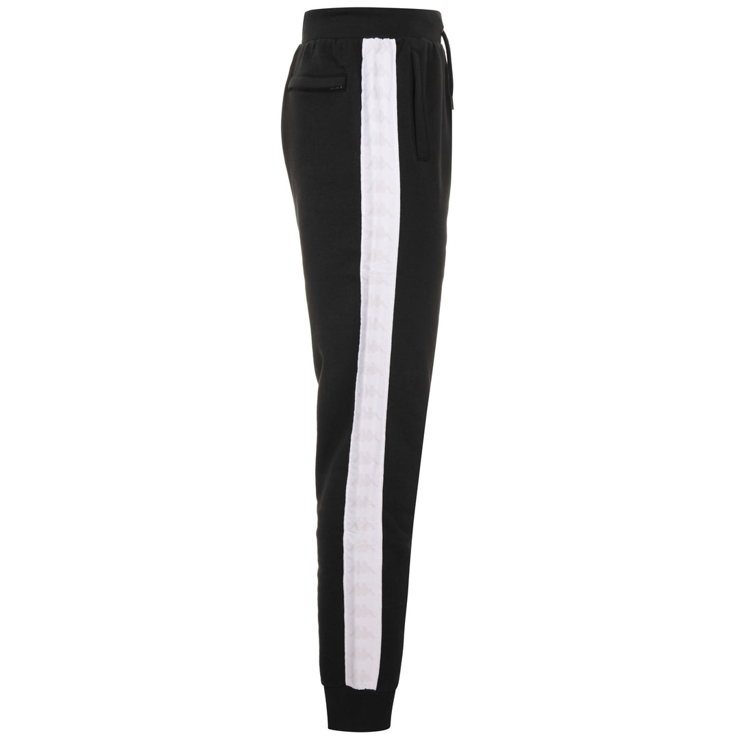 Pants Man 222 BANDA ALANZ Sport Trousers BLACK - WHITE - GREY LT Dressed Front (jpg Rgb)	