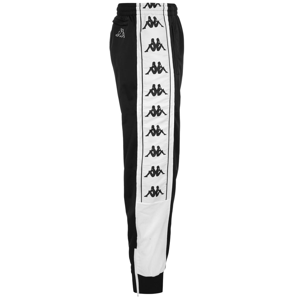 Pants Man 222 BANDA 10 ALENZ Sport Trousers BLACK-WHITE Dressed Front (jpg Rgb)	