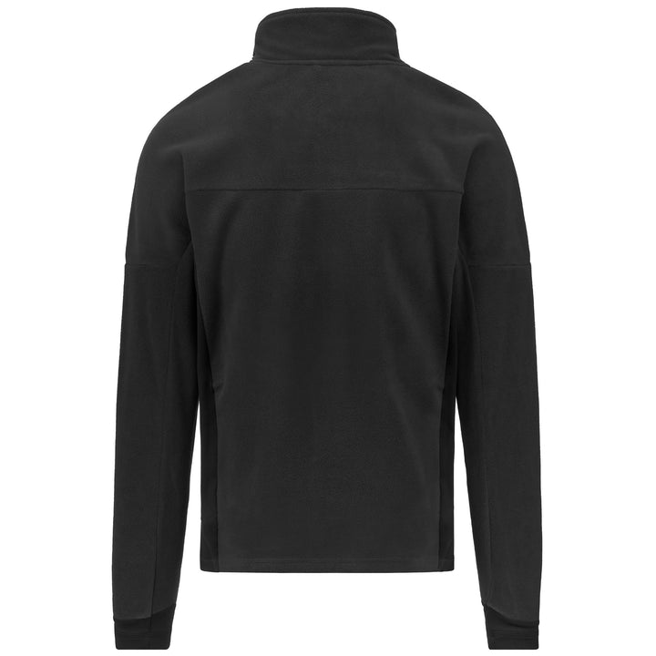 Fleece Man 6CENTO 687 Jacket BLACK LT-BLACK Dressed Side (jpg Rgb)		