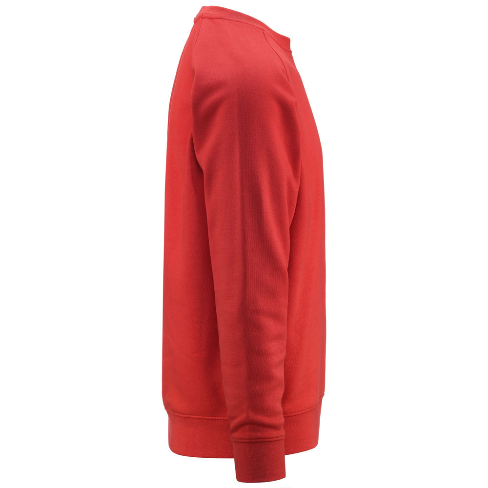 Fleece Man LOGO  KORPO CAIMALI Jumper RED CHINESE Dressed Front (jpg Rgb)	