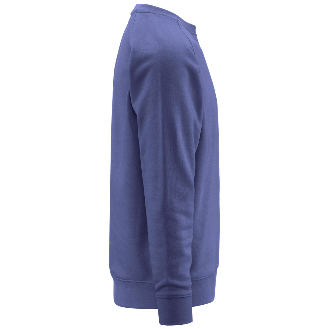Fleece Man LOGO  KORPO CAIMALI Jumper BLUE Dressed Front (jpg Rgb)	