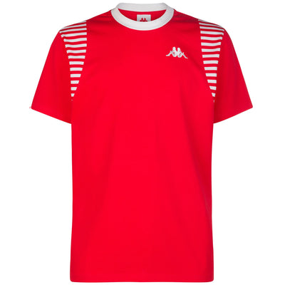 T-ShirtsTop Man Authentic La Beleno T-Shirt RED-WHITE | kappa Photo (jpg Rgb)			