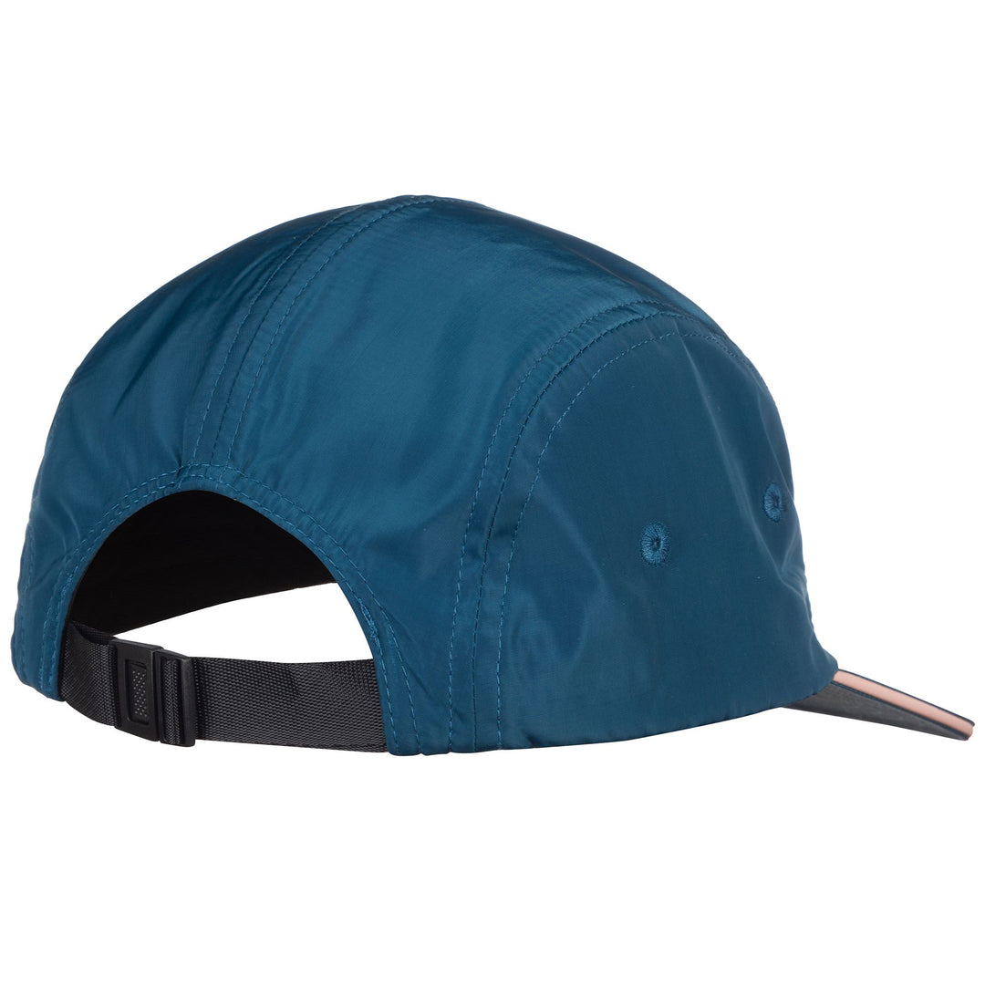 Headwear Unisex Authentic 90 Bailey Cap BLUE PETROL-PINK Dressed Front (jpg Rgb)	