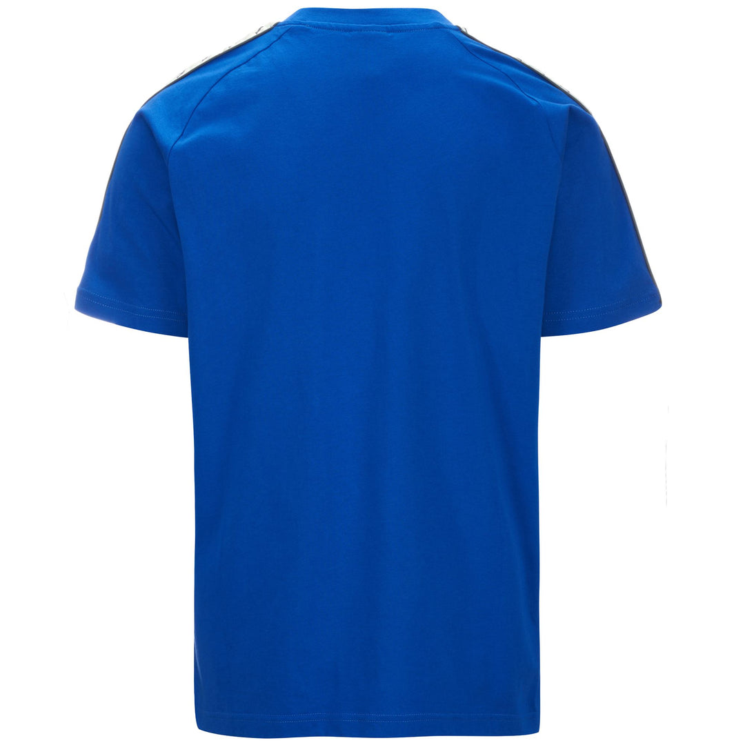 T-ShirtsTop Man 222 BANDA    BALIMA T-Shirt BLUE ROYAL-BEIGE-GREY Dressed Side (jpg Rgb)		