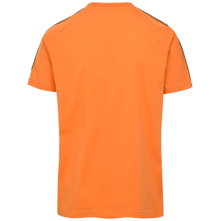 T-ShirtsTop Man 222 BANDA    BALIMA T-Shirt ORANGE-BEIGE-GREY Dressed Side (jpg Rgb)		