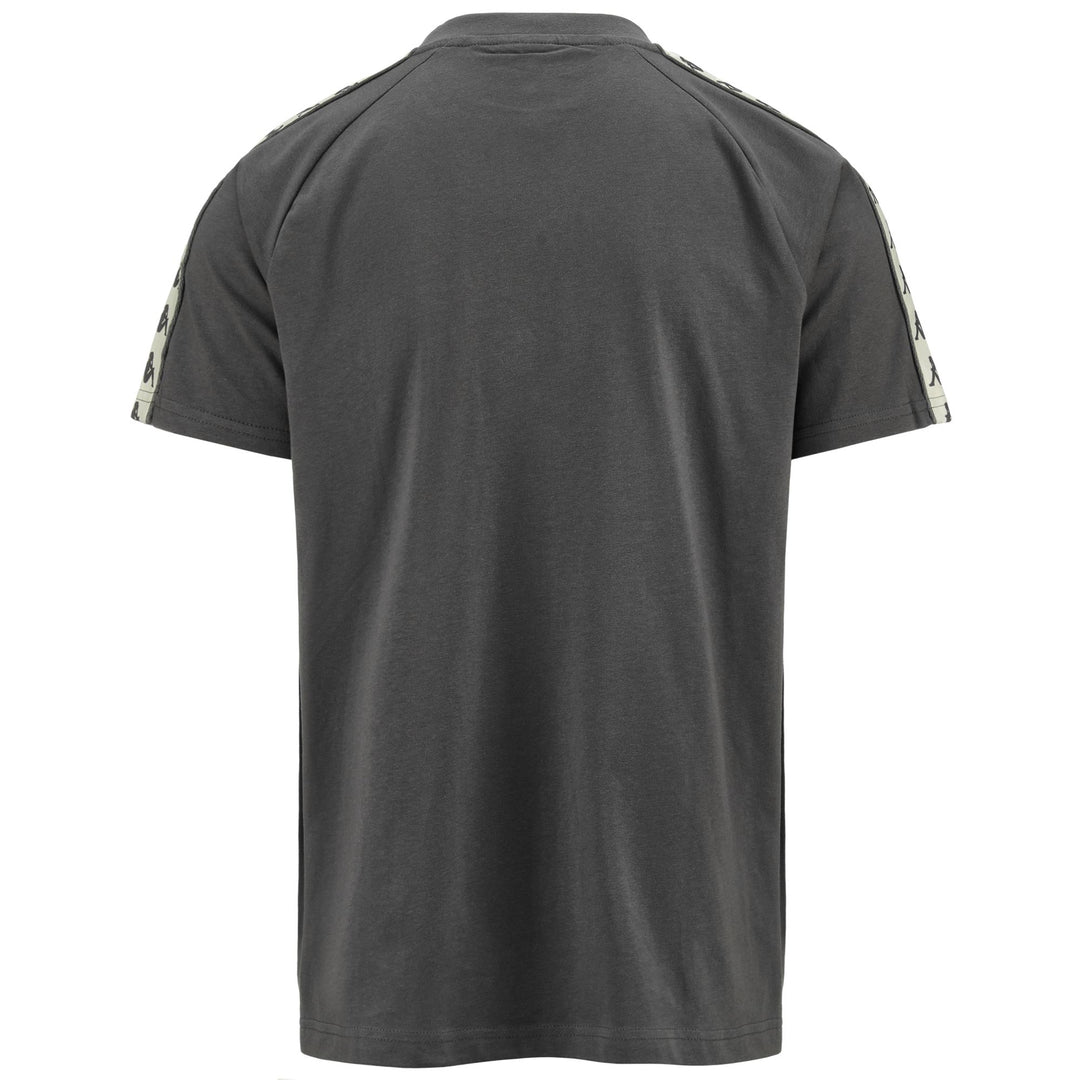 T-ShirtsTop Man 222 BANDA    BALIMA T-Shirt GREY-BEIGE Dressed Side (jpg Rgb)		