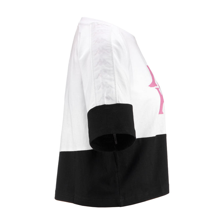 T-ShirtsTop Woman 222 BANDA BALIMNOS T-Shirt WHITE - BLACK - GREY LT Dressed Front (jpg Rgb)	
