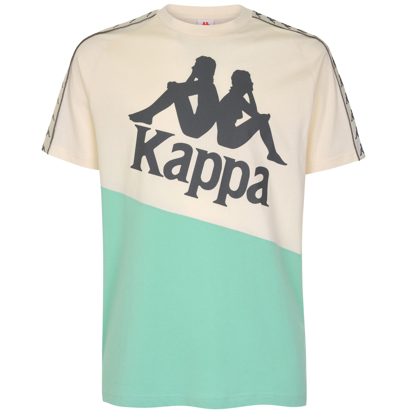 T-ShirtsTop Man 222 BANDA BALDWIN T-Shirt GREEN SAGE-BEIGE-GREY | kappa Photo (jpg Rgb)			