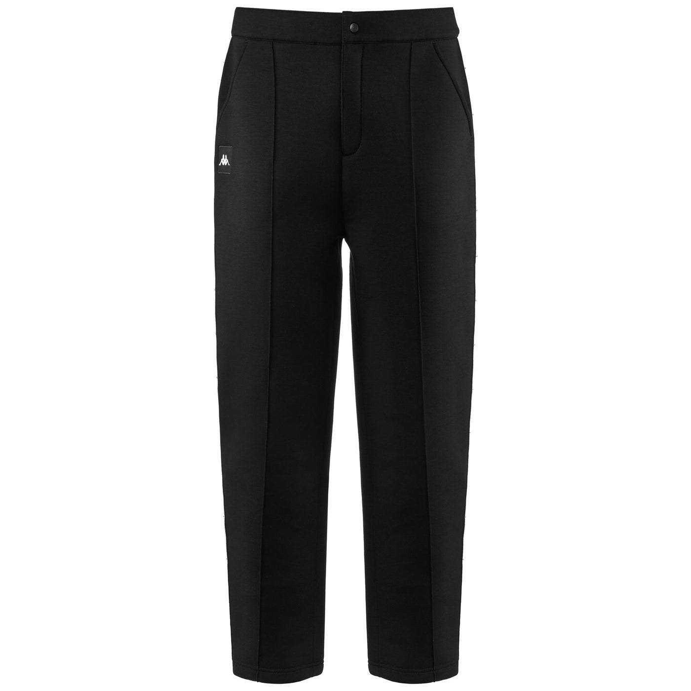 Pants Man Authentic Jpn Biso Sport Trousers BLACK-WHITE | kappa Photo (jpg Rgb)			