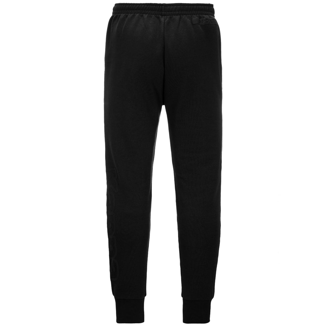 Pants Man LOGO  BIPANT SLIM Sport Trousers BLACK Dressed Side (jpg Rgb)		