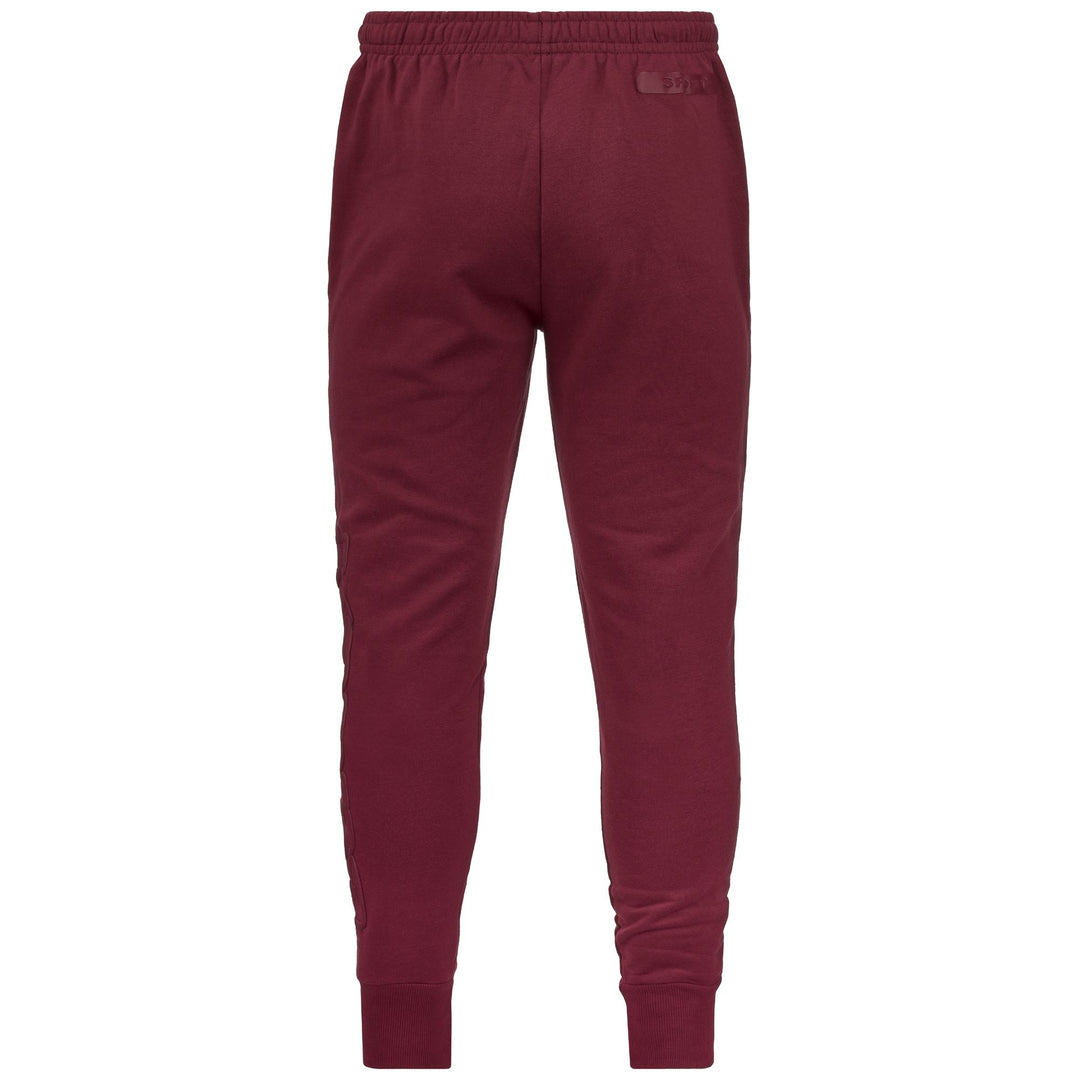 Pants Man LOGO  BIPANT SLIM Sport Trousers RED RODODENDRO Dressed Side (jpg Rgb)		