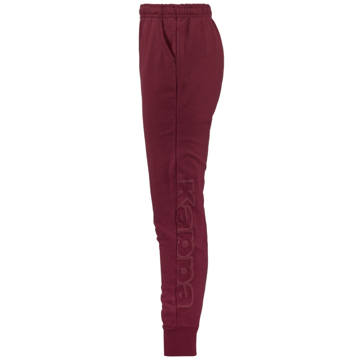 Pants Man LOGO  BIPANT SLIM Sport Trousers RED RODODENDRO Dressed Front (jpg Rgb)	
