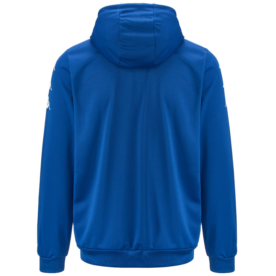 Fleece Man KAPPA4SOCCER BIVAROV Jacket BLUE ROYAL Dressed Side (jpg Rgb)		