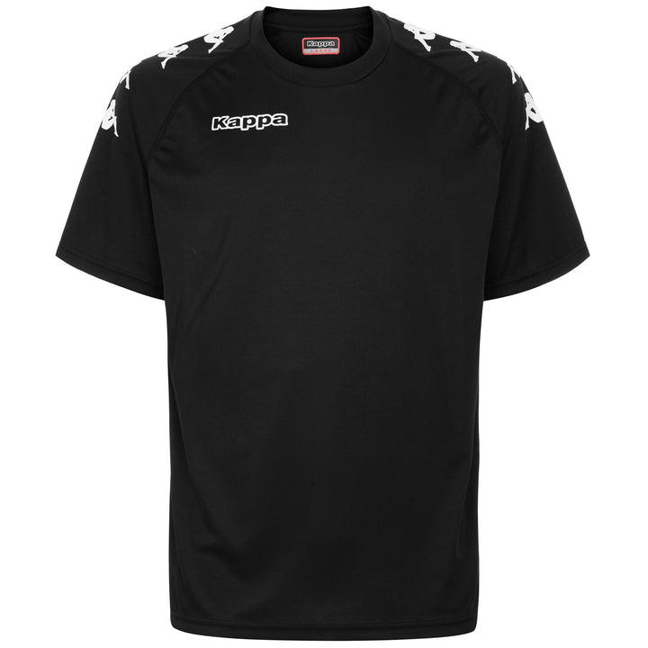 Active Jerseys Man KAPPA4FOOTBALL CASTOLO Shirt BLACK Photo (jpg Rgb)			