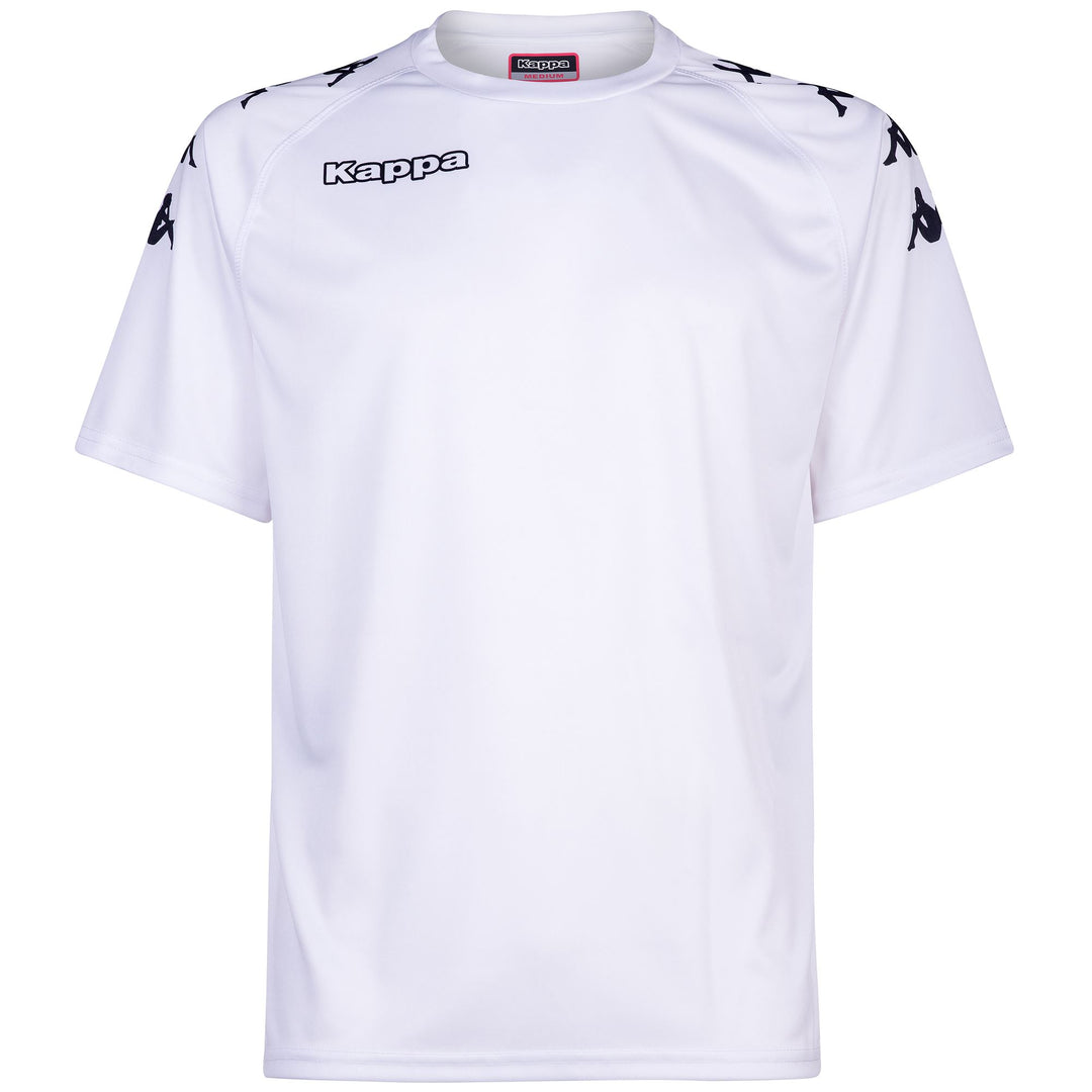 Active Jerseys Man KAPPA4FOOTBALL CASTOLO Shirt WHITE Photo (jpg Rgb)			
