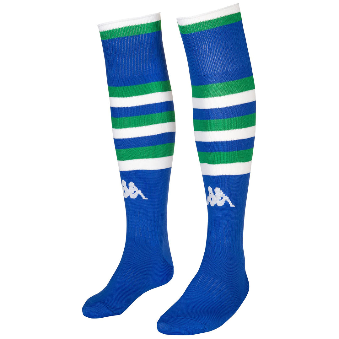 Socks Man Kappa4rugby High 1pack Knee High Sock BLUE-GREEN-WHITE Photo (jpg Rgb)			