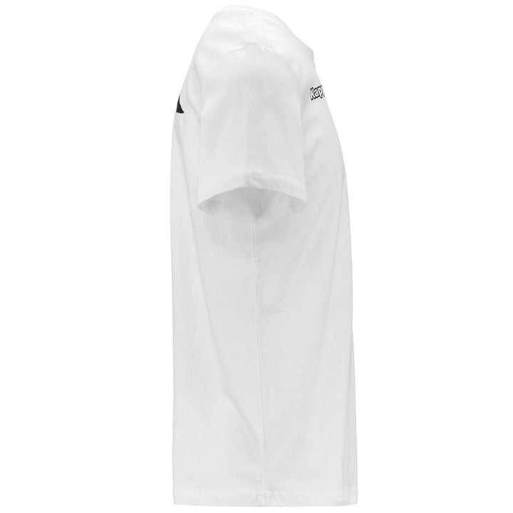 T-ShirtsTop Man KAPPA4FOOTBALL TEE T-Shirt WHITE Dressed Front (jpg Rgb)	