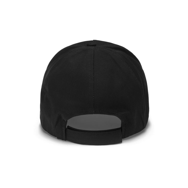 Headwear Unisex KAPPA4TRAINING BAPOV Cap BLACK Dressed Side (jpg Rgb)		