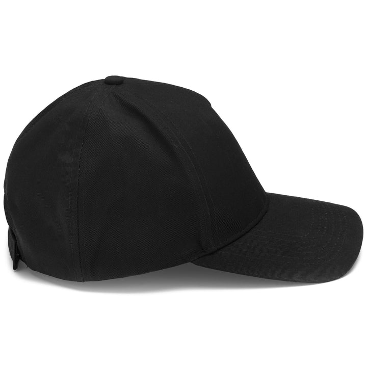 Headwear Unisex KAPPA4TRAINING BAPOV Cap BLACK Dressed Back (jpg Rgb)		