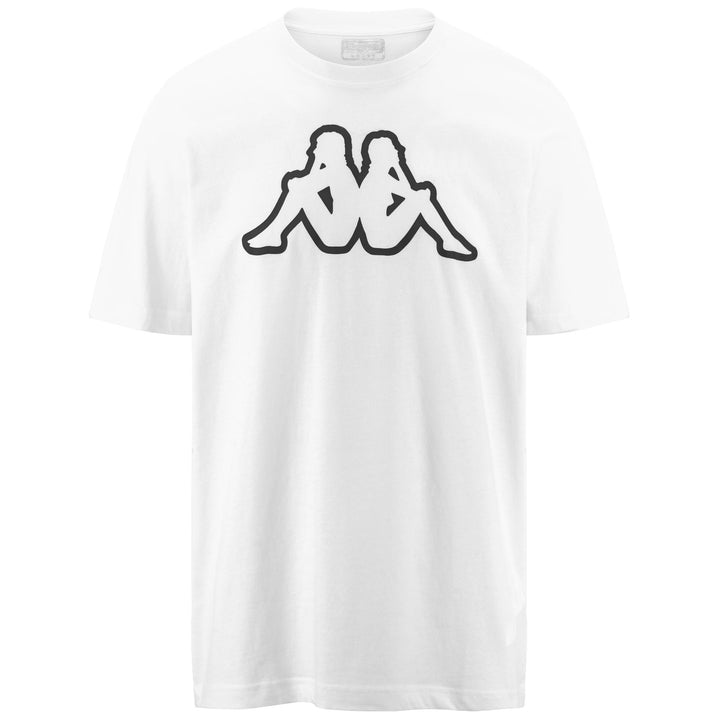 T-ShirtsTop Man LOGO AMBERIS T-Shirt WHITE-BLACK Photo (jpg Rgb)			