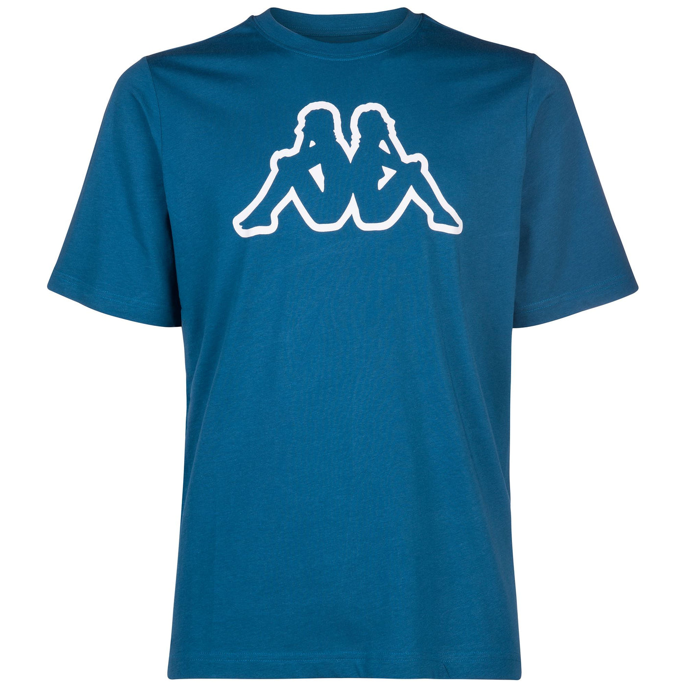 T-ShirtsTop Man LOGO  AMBERIS T-Shirt Blue Petrol-White | kappa Photo (jpg Rgb)			