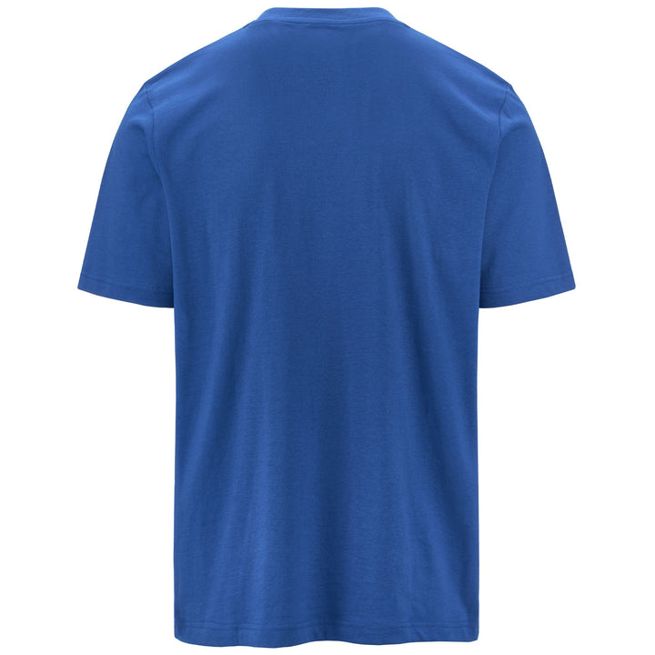 T-ShirtsTop Man LOGO AMBERIS T-Shirt BLUE-WHITE Dressed Side (jpg Rgb)		