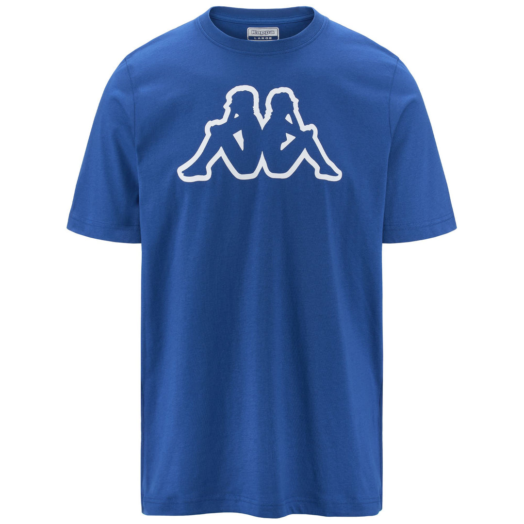 T-ShirtsTop Man LOGO AMBERIS T-Shirt BLUE-WHITE Photo (jpg Rgb)			
