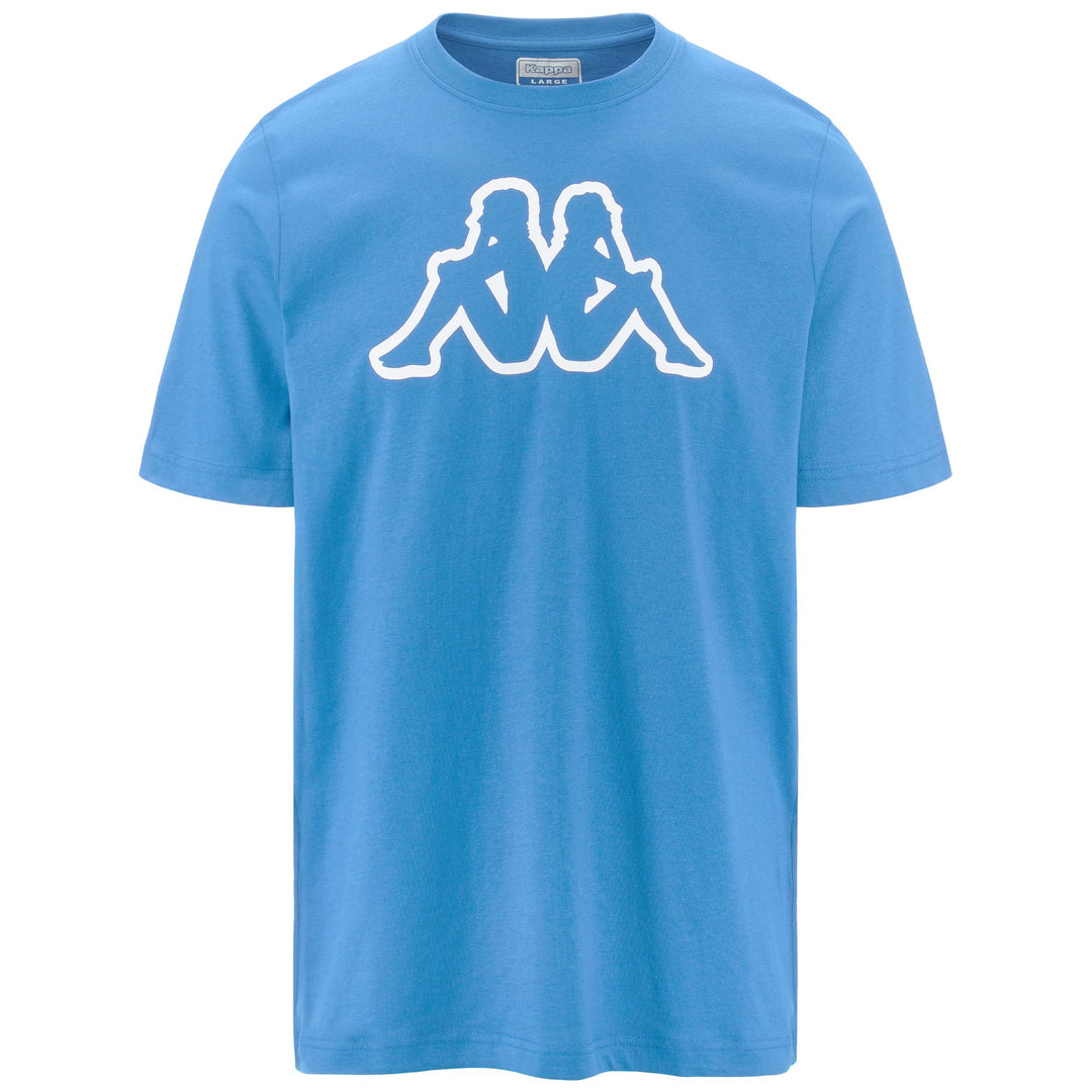 T-ShirtsTop Man LOGO AMBERIS T-Shirt BLUE BONNIE - WHITE Photo (jpg Rgb)			