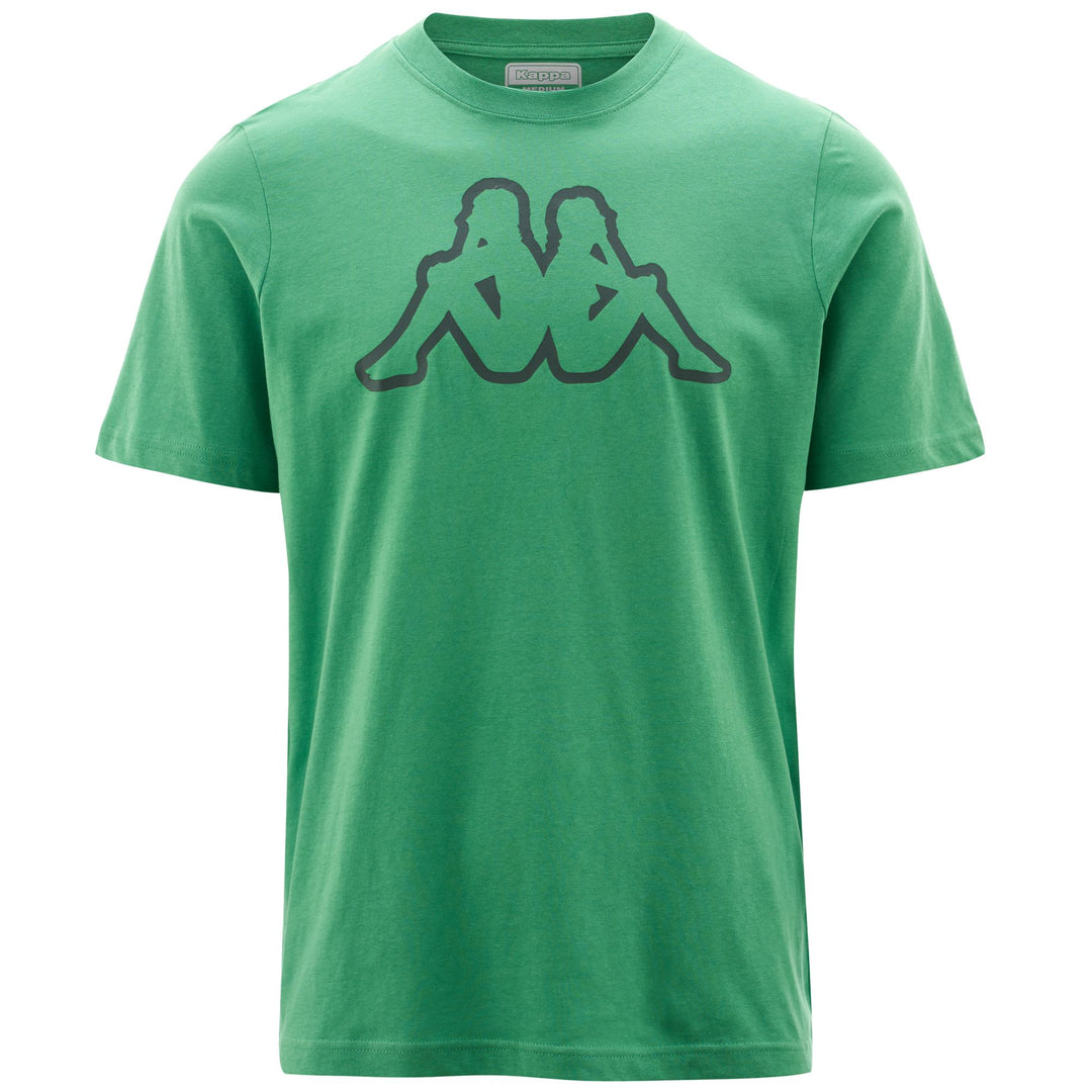 T-ShirtsTop Man LOGO AMBERIS T-Shirt GREEN FLORA - GREEN THYME Photo (jpg Rgb)			