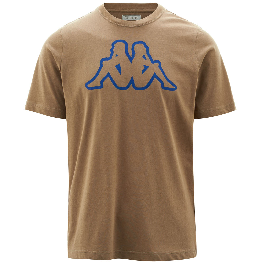 T-ShirtsTop Man LOGO AMBERIS T-Shirt GREY TORTORA - BLUE SAPPHIRE Photo (jpg Rgb)			
