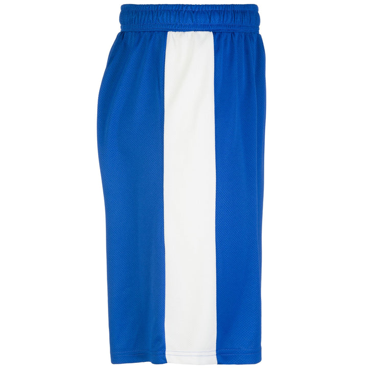 Shorts Man KAPPA4BASKET CALUSO Sport  Shorts BLUE NAUTIC-WHITE Dressed Front (jpg Rgb)	
