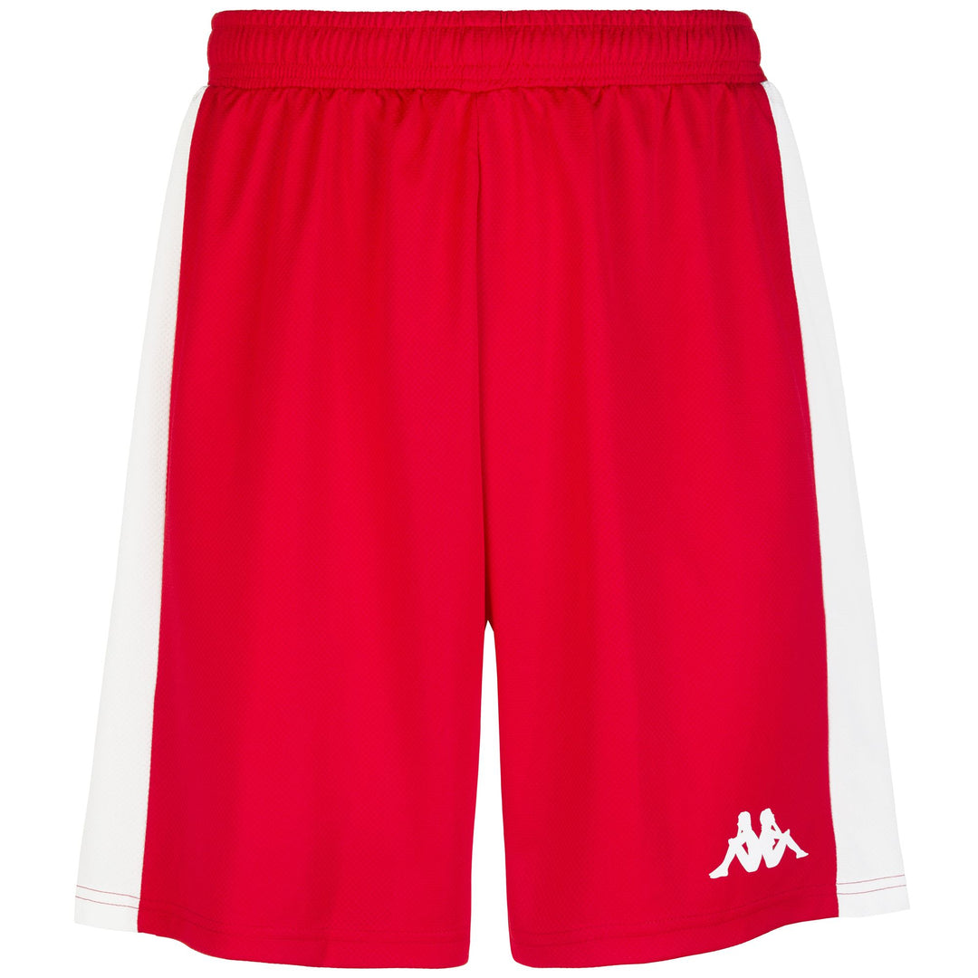 Shorts Man KAPPA4BASKET CALUSO Sport  Shorts RED-WHITE Photo (jpg Rgb)			