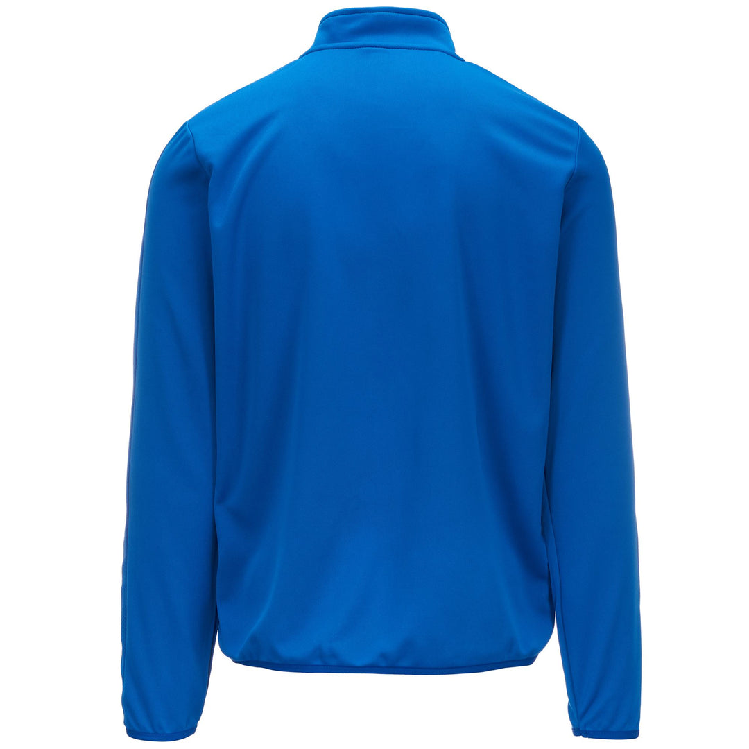 Fleece Man KAPPA4FOOTBALL TAVOLE Jumper BLUE NAUTIC Dressed Side (jpg Rgb)		