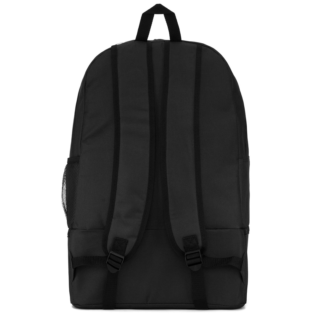 Bags Unisex KAPPA4FOOTBALL BACKPACK Backpack BLACK Dressed Side (jpg Rgb)		