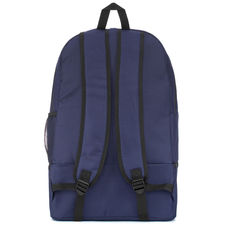 Bags Unisex KAPPA4FOOTBALL BACKPACK Backpack BLUE MARINE Dressed Side (jpg Rgb)		