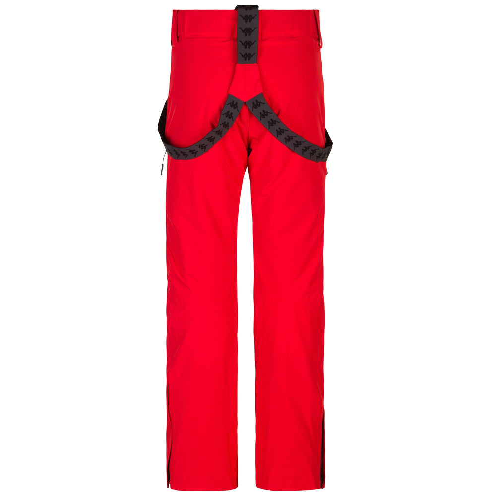 Pants Woman 6CENTO 634 Sport Trousers RED-BLACK Dressed Front (jpg Rgb)	