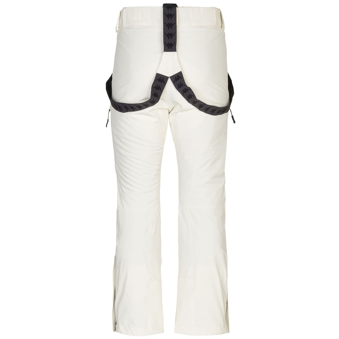 Pants Man 6CENTO 664 Sport Trousers WHITE ANTIQUE-BLACK Dressed Front (jpg Rgb)	