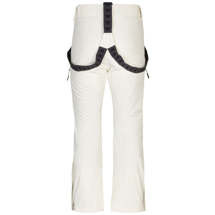 Pants Man 6CENTO 664 Sport Trousers WHITE ANTIQUE-BLACK Dressed Front (jpg Rgb)	