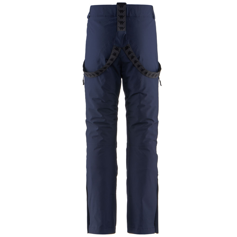 Pants Man 6CENTO 664 Sport Trousers BLUE SPACE-BLACK Dressed Front (jpg Rgb)	