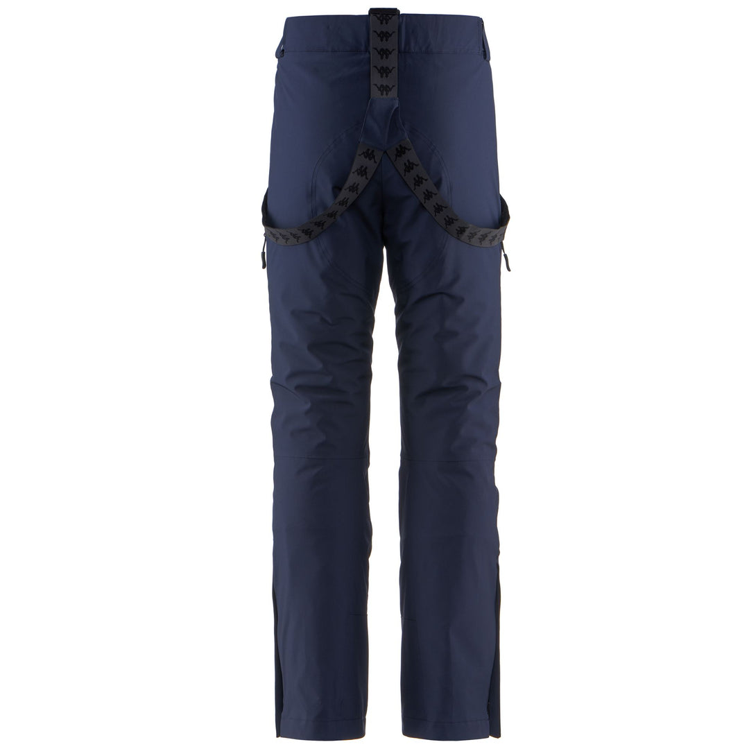 Pants Man 6CENTO 664 Sport Trousers BLUE SPACE-BLACK Dressed Front (jpg Rgb)	